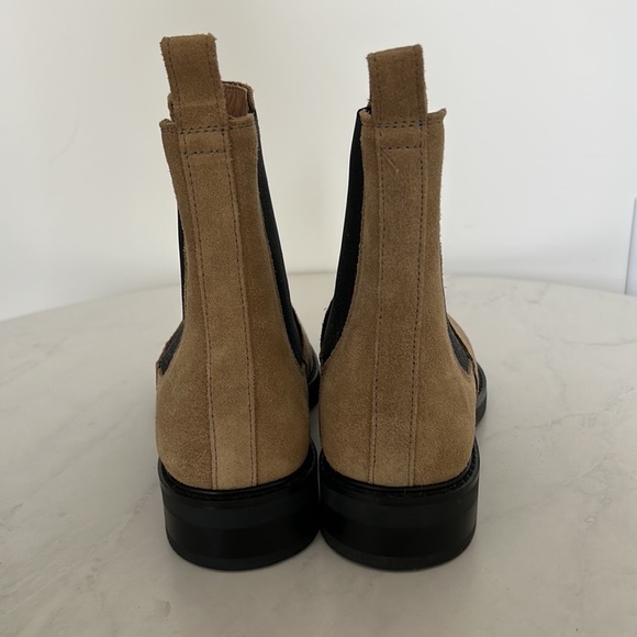 NWT & Other Stories Tan Suede Lug Sole Boots - Size 39 - Picture 4 of 5